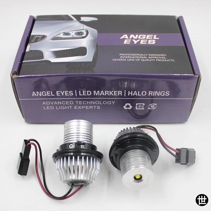 10W 6000K LEDエンジェルアイ BMW E60用 LEDマーカーライト ハローリング BMW E39 E53 E65 E66 E60 E61 E63 E64 E87用