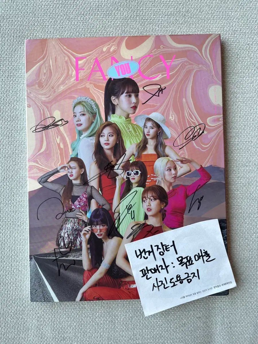 TWICE(トゥワイス) ミニ 7 家 Fancy サイン入り CD