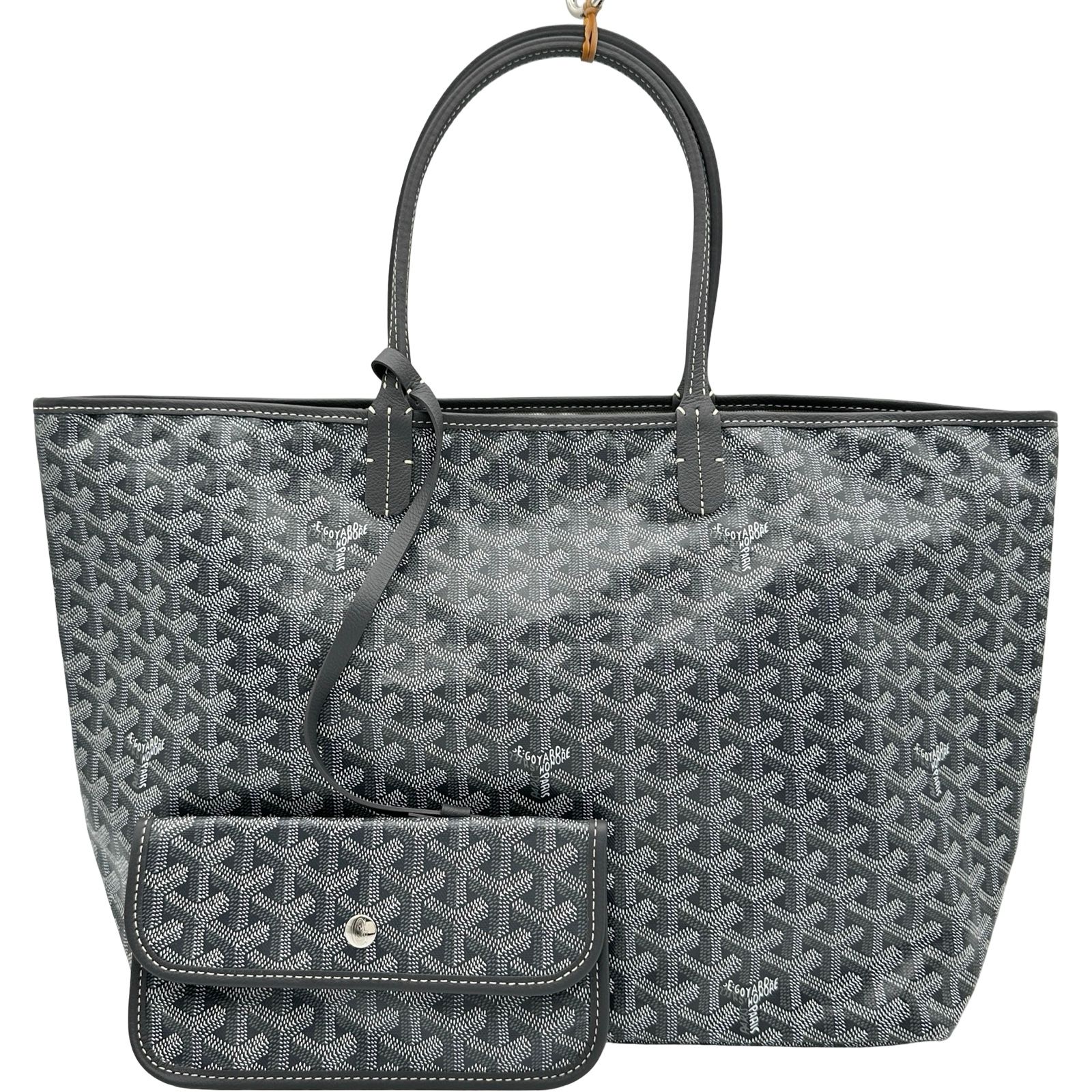 ゴヤール GOYARD サンルイPM グレー ゴヤールコーティングキャンバス レディース トートバッグ