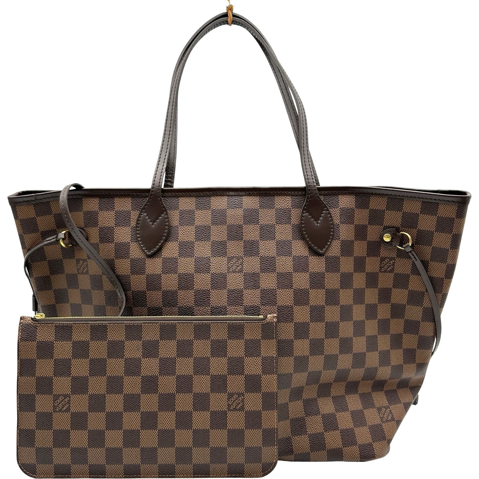 ルイ・ヴィトン LOUIS VUITTON ネヴァーフルMM N41358 ブラウン ダミエ・エベヌ レディース トートバッグ