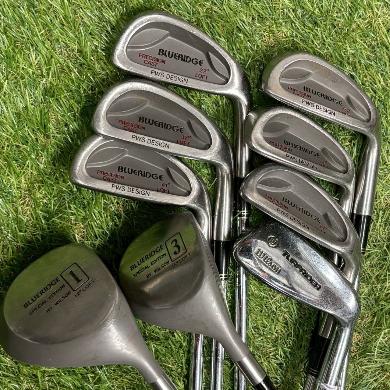 Wilson BLUERIDGE TURFRIDER ゴルフクラブ 9本セット SPECIAL EDITION