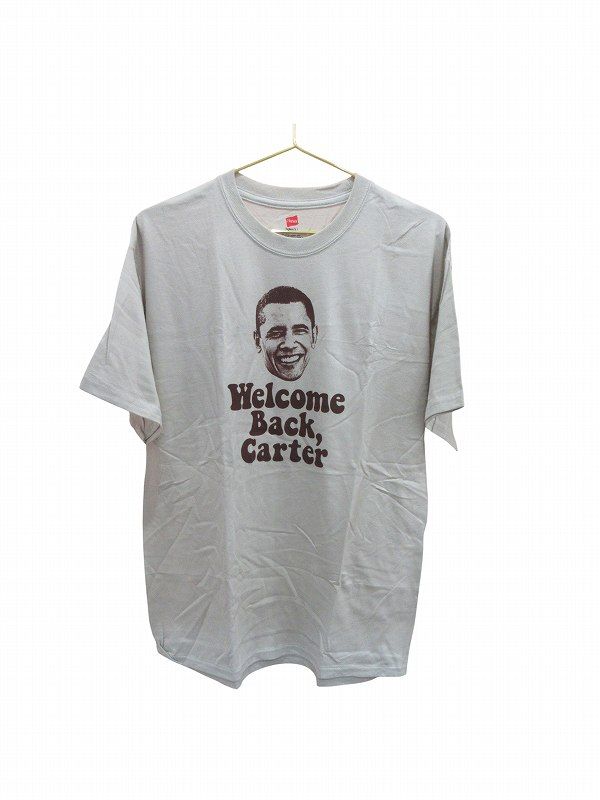 ヘインズ Hanes Tシャツ 半袖 オバマ ベージュ L
