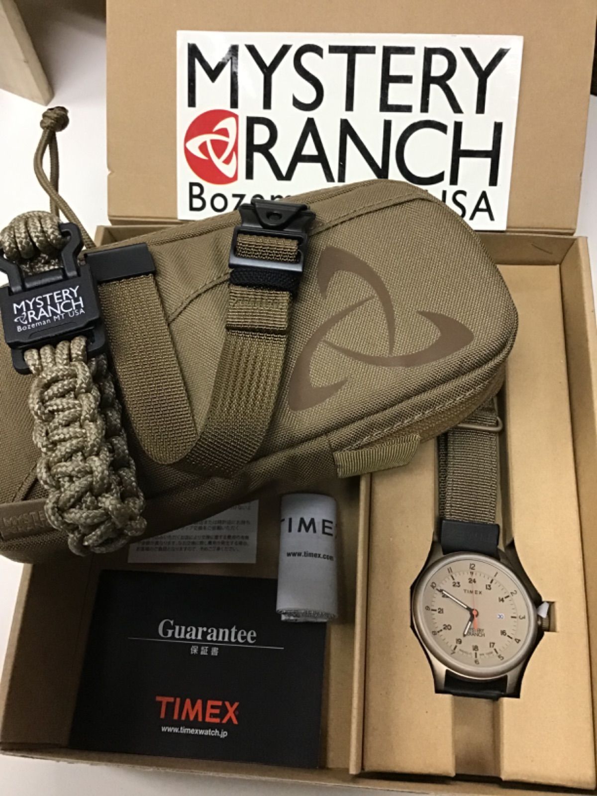 特別プレゼント付き]MYSTERY RANCH ×TIMEX コラボウォッチ - メルカリ