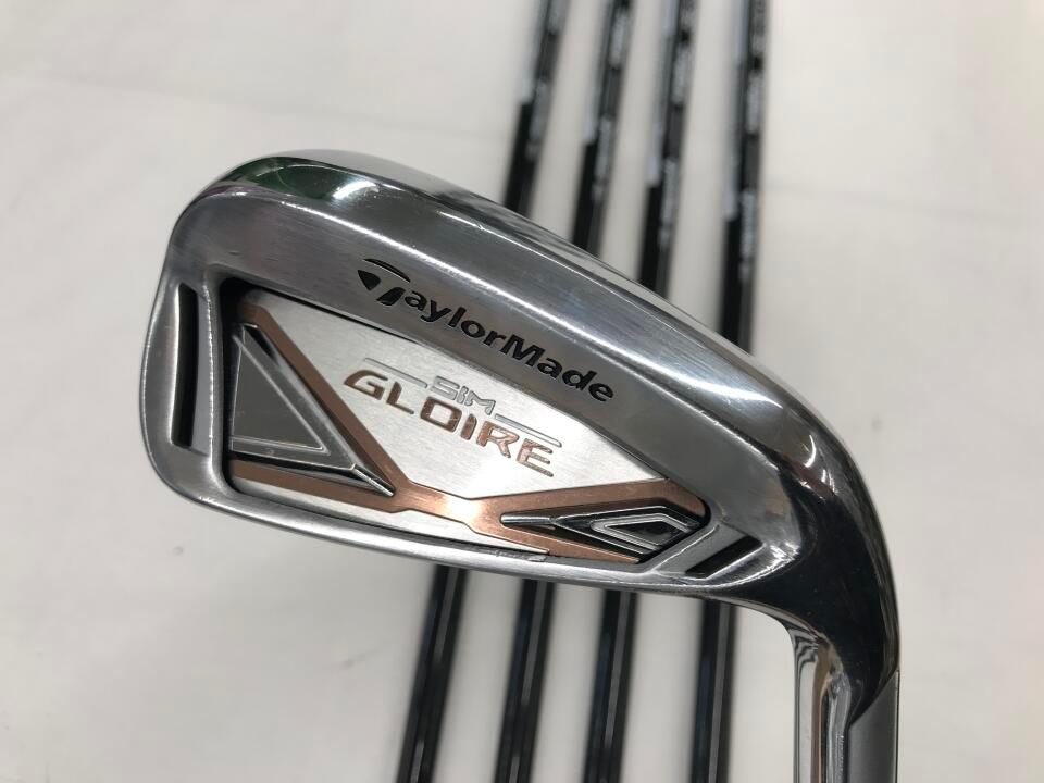 テーラーメイド　SIM GLOIRE　AIR Speeder TM　SRフレックス　アイアンセット　中古【最短即日発送】