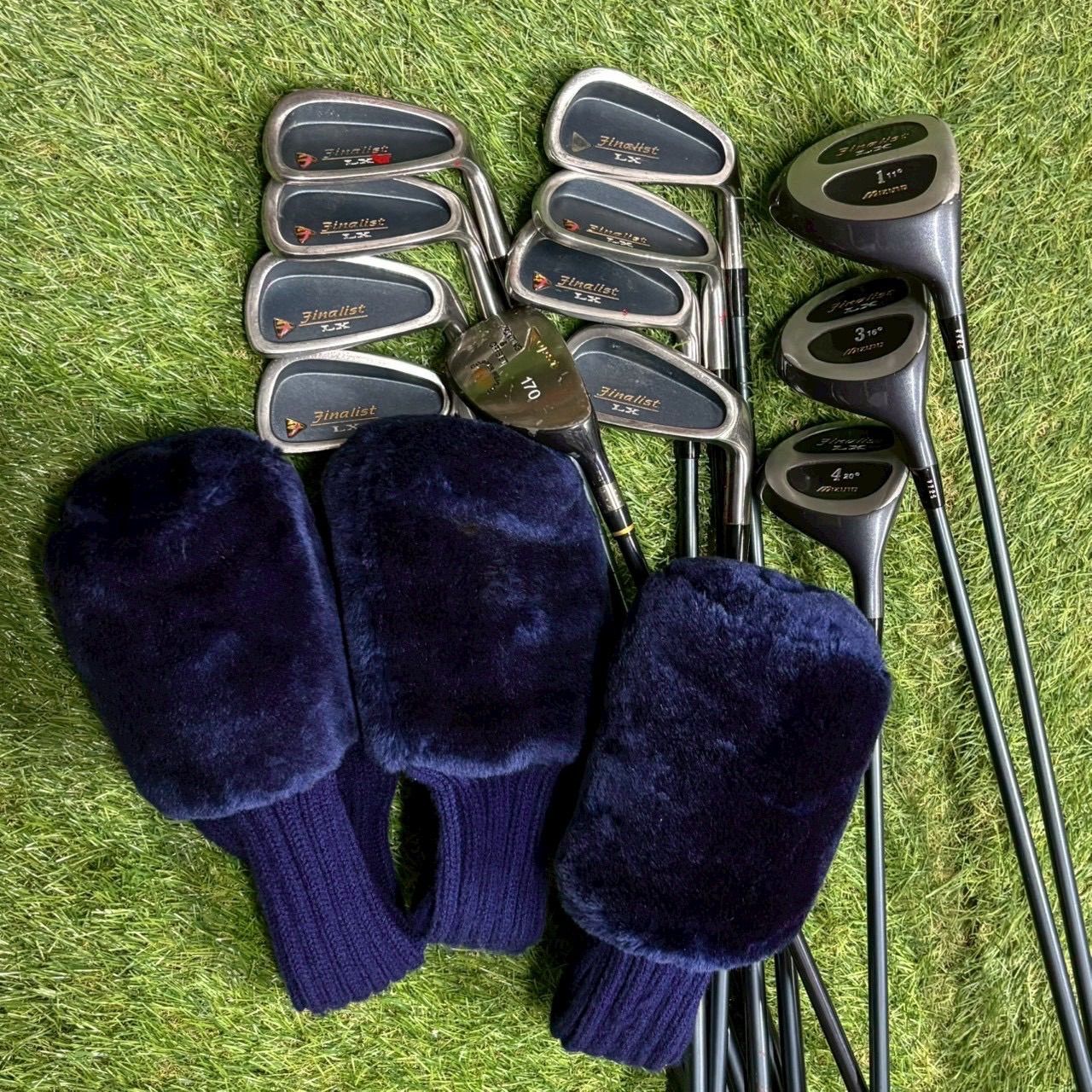 Mizuno ミズノ Finalist LX TOPST170 メンズ ゴルフクラブ 12本セット ヘッドカバー付き FLEX S アイアンセット P.S.4.5.6.7.8.9 ドライバー 1W 11° フェアウェイウッド