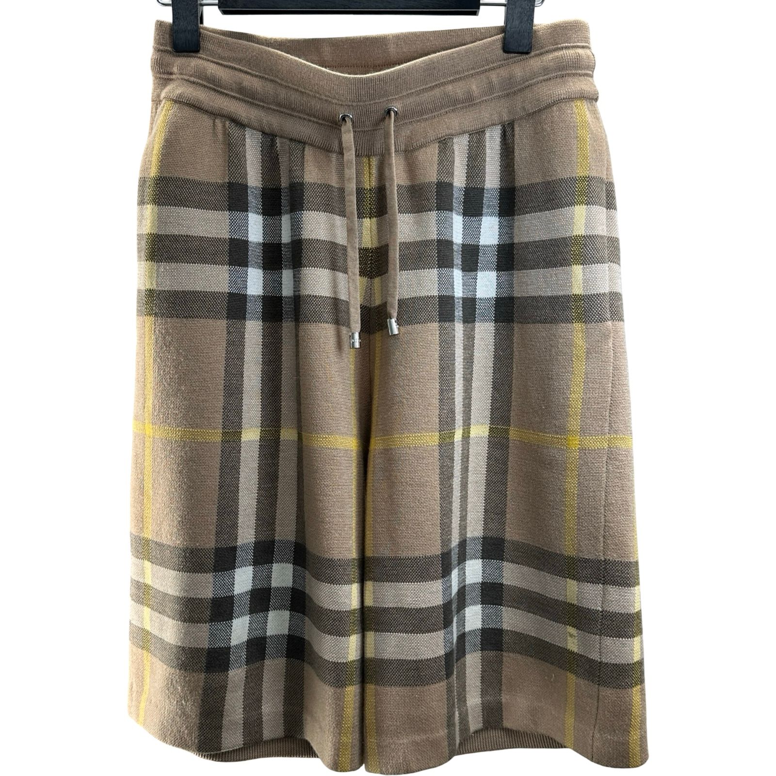 バーバリーロンドン BURBERRY LONDON チェック柄ニットハーフパンツ 8054918 ベージュ ウール メンズ その他ボトムス