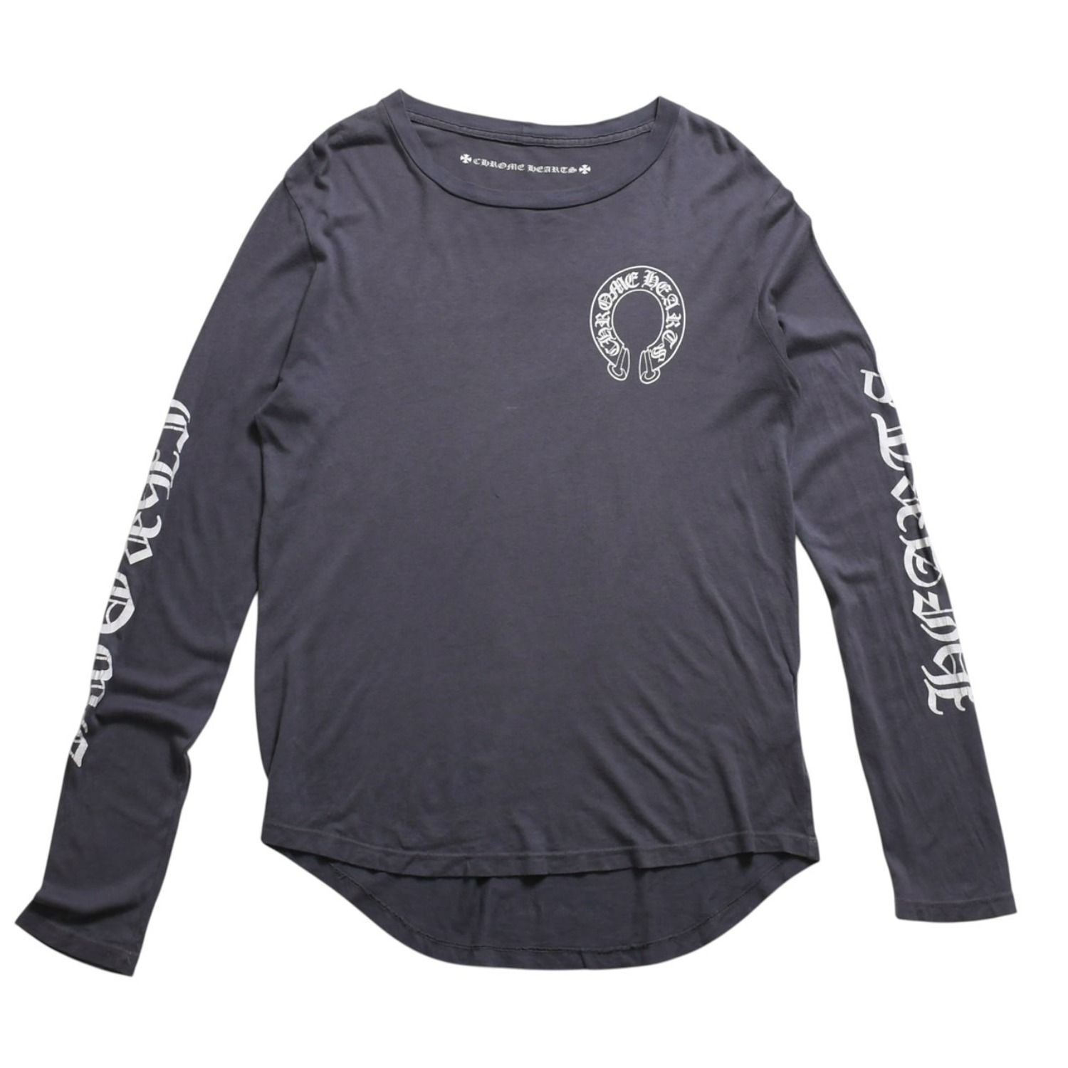 CHROME HEARTS クロムハーツ ロングスリーブカットソー グレー ホース 