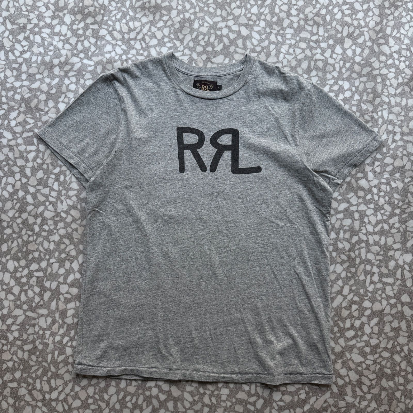 RRL / logo T-shirt ダブルアールエル シングルステッチ 染み込みT 