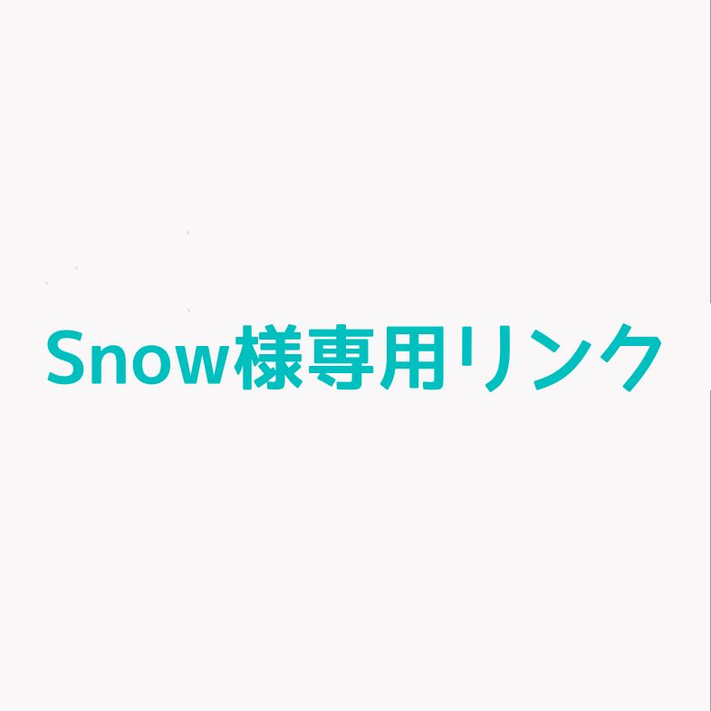Snow様専用リンク　オーダーメイドピアス