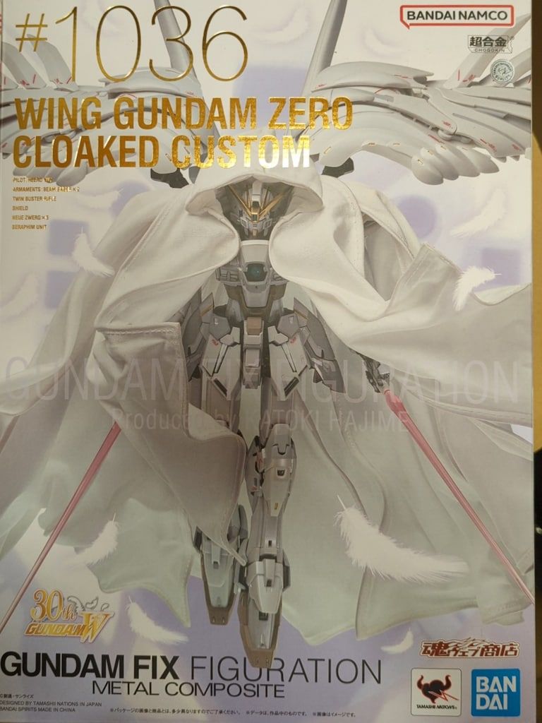 BANDAI SPIRITS GUNDAM FIX FIGURATION METAL COMPOSITE GUNDAM W 30th ウイングガンダムゼロ クロークドカスタム ＃1036