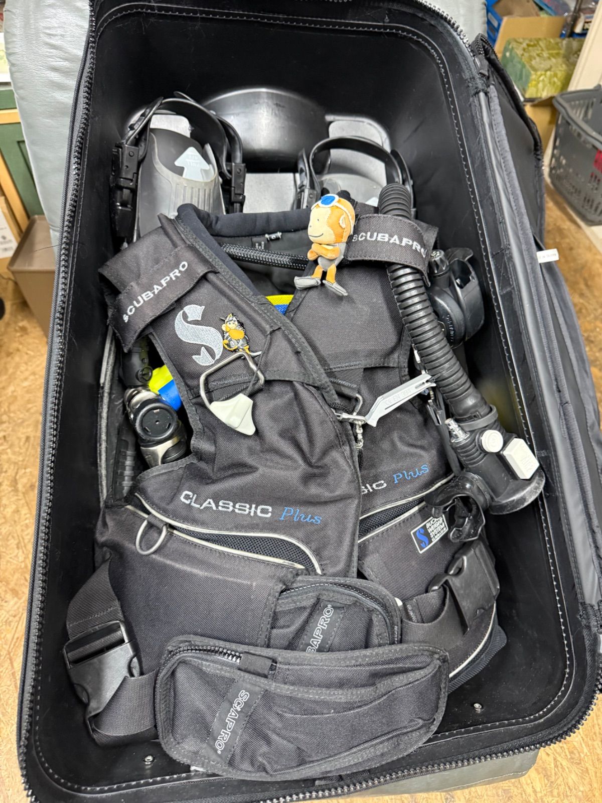 スキューバダイビング レギュレーター ベスト バックセット