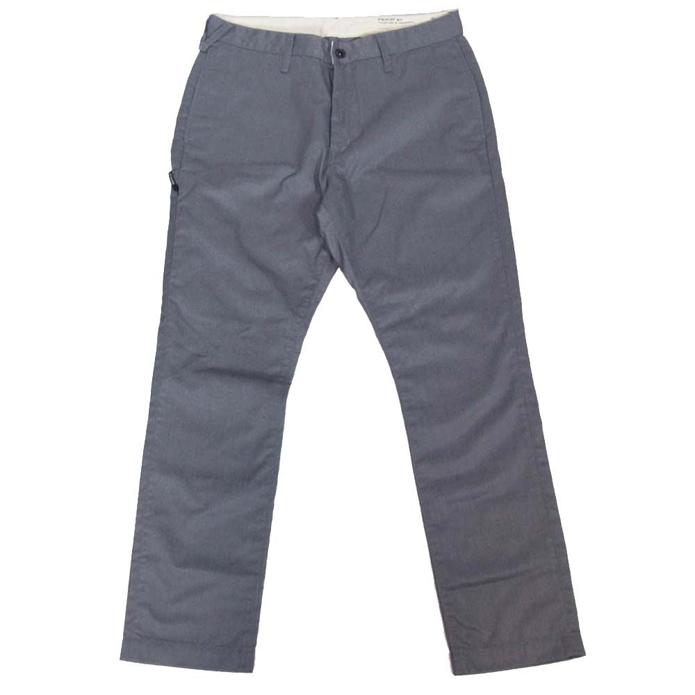 デニムバイヴァンキッシュアンドフラグメント DENIM BY VANQUISH & FRAGMENT VFP4024 CHINO PANTS ロゴ刺繍 チノパンツ グレー系 32【中古】