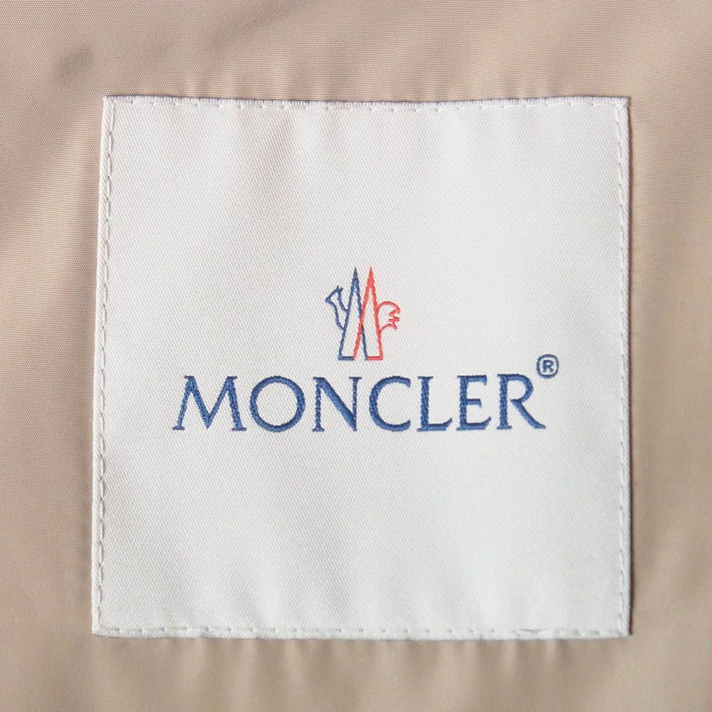 MONCLER モンクレール G10931C73306 54543 LEBRIS レブリス ウエストドローコード フード付き ジップアップ コート ベージュ系 00【中古】