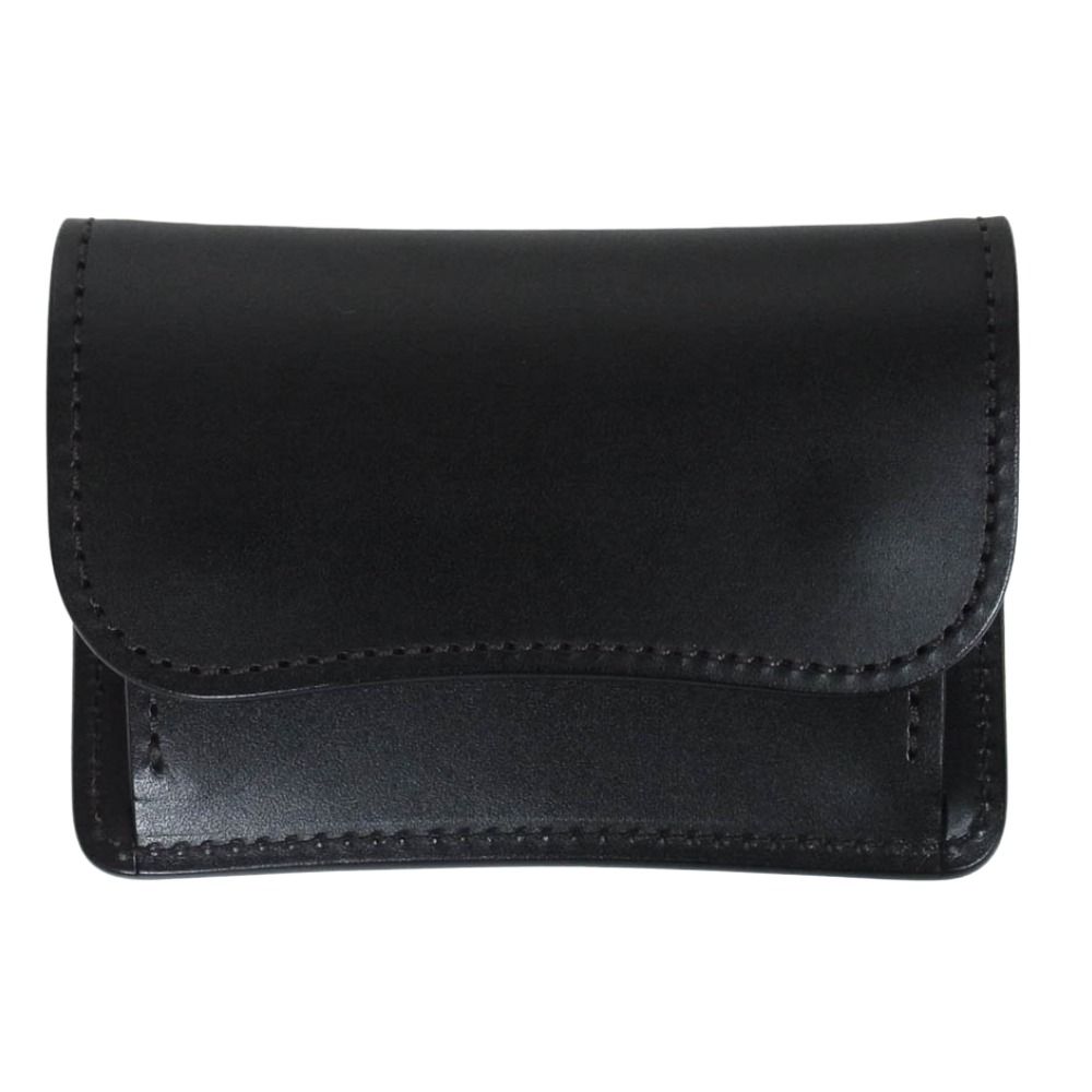 WILDSWANS ワイルドスワンズ LLOYD VACHE / TONGUE ロイドヴァッシュ タング レザー 財布 ブラック系【極上美品】【中古】