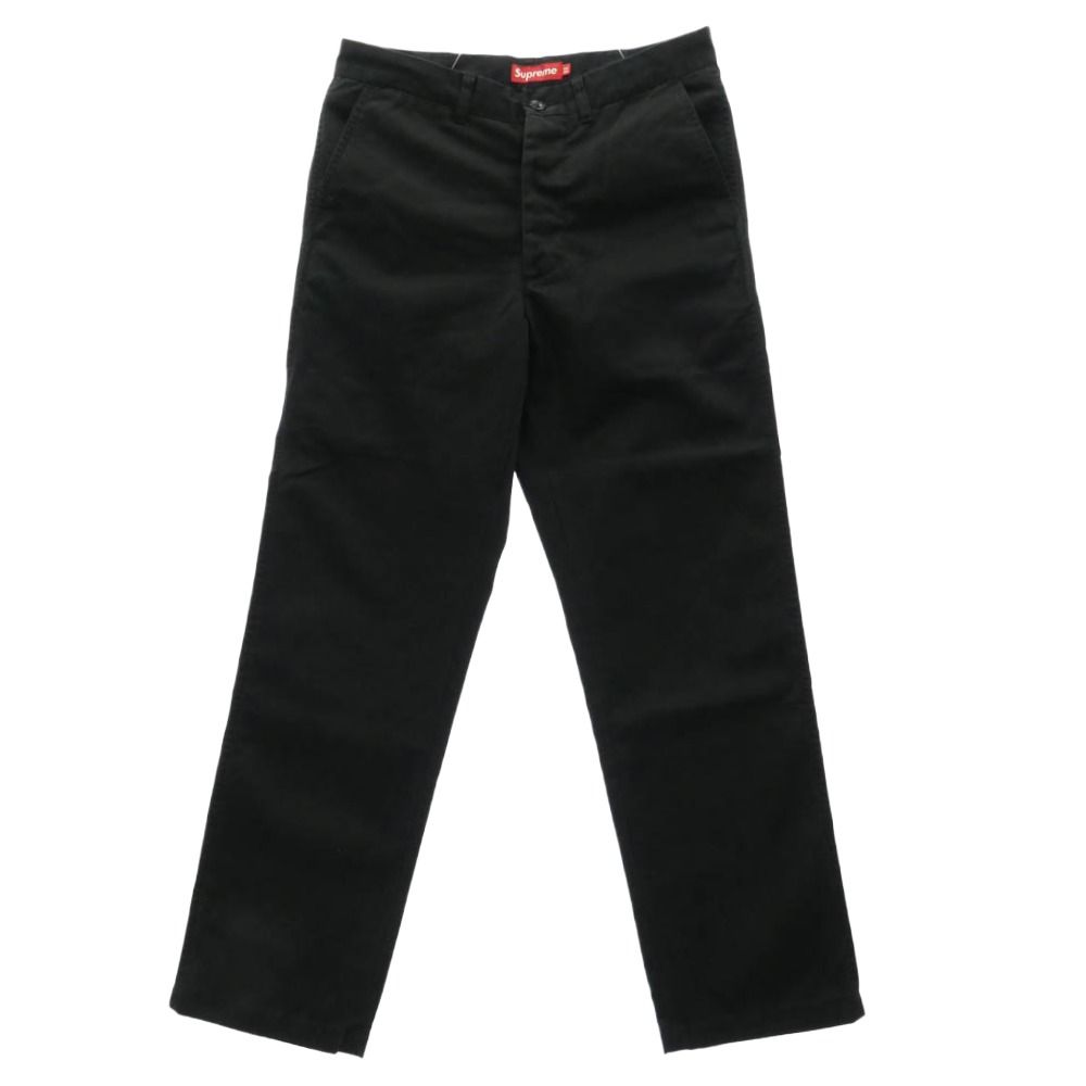 Supreme シュプリーム chino pants チノ パンツ ワーク パンツ 32 ブラック系 32【中古】