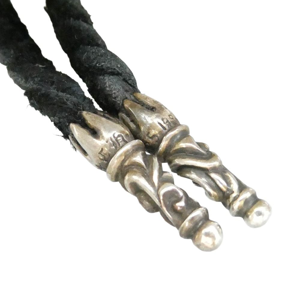CHROME HEARTS クロムハーツ（原本無） LEATHER BRAID スクロール