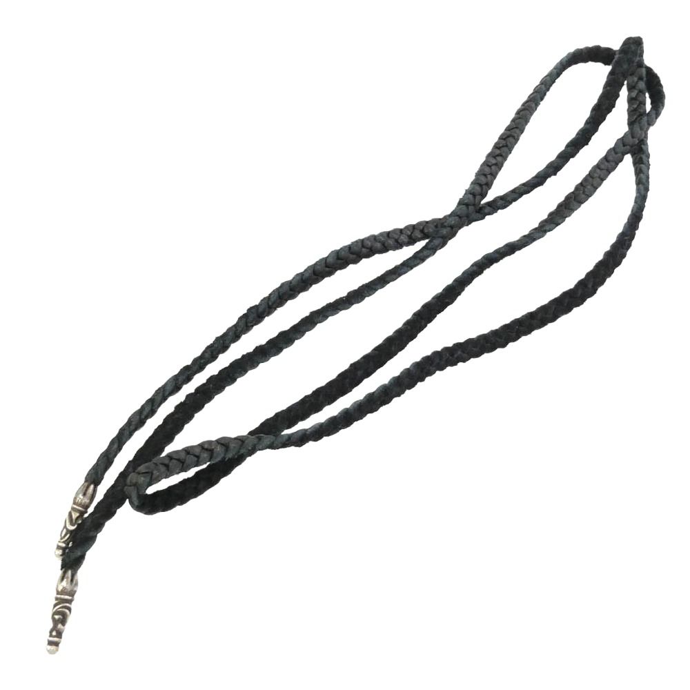 CHROME HEARTS クロムハーツ（原本無） LEATHER BRAID スクロール