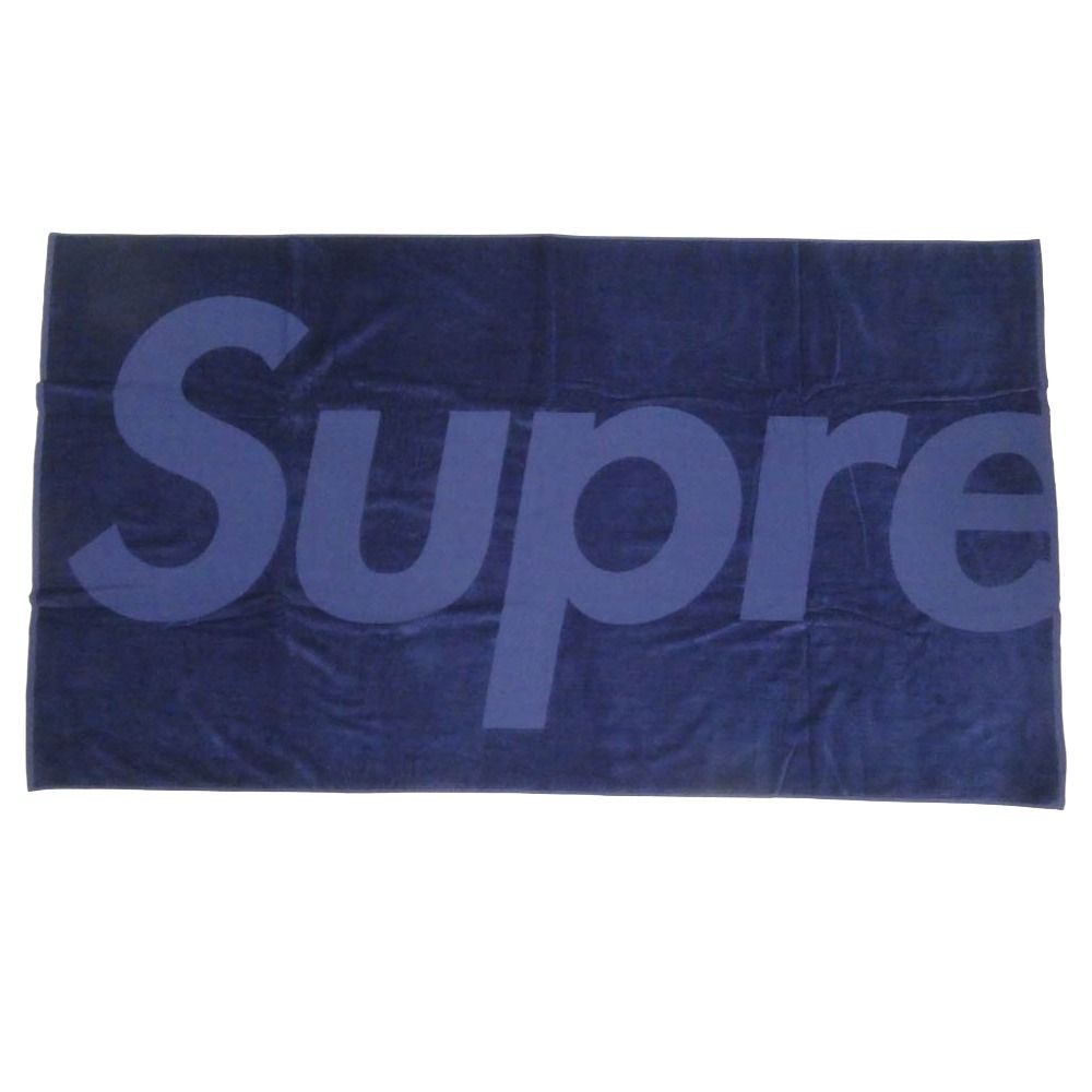 Supreme シュプリーム Tonal Logo Towel トーナルロゴ タオル ネイビー