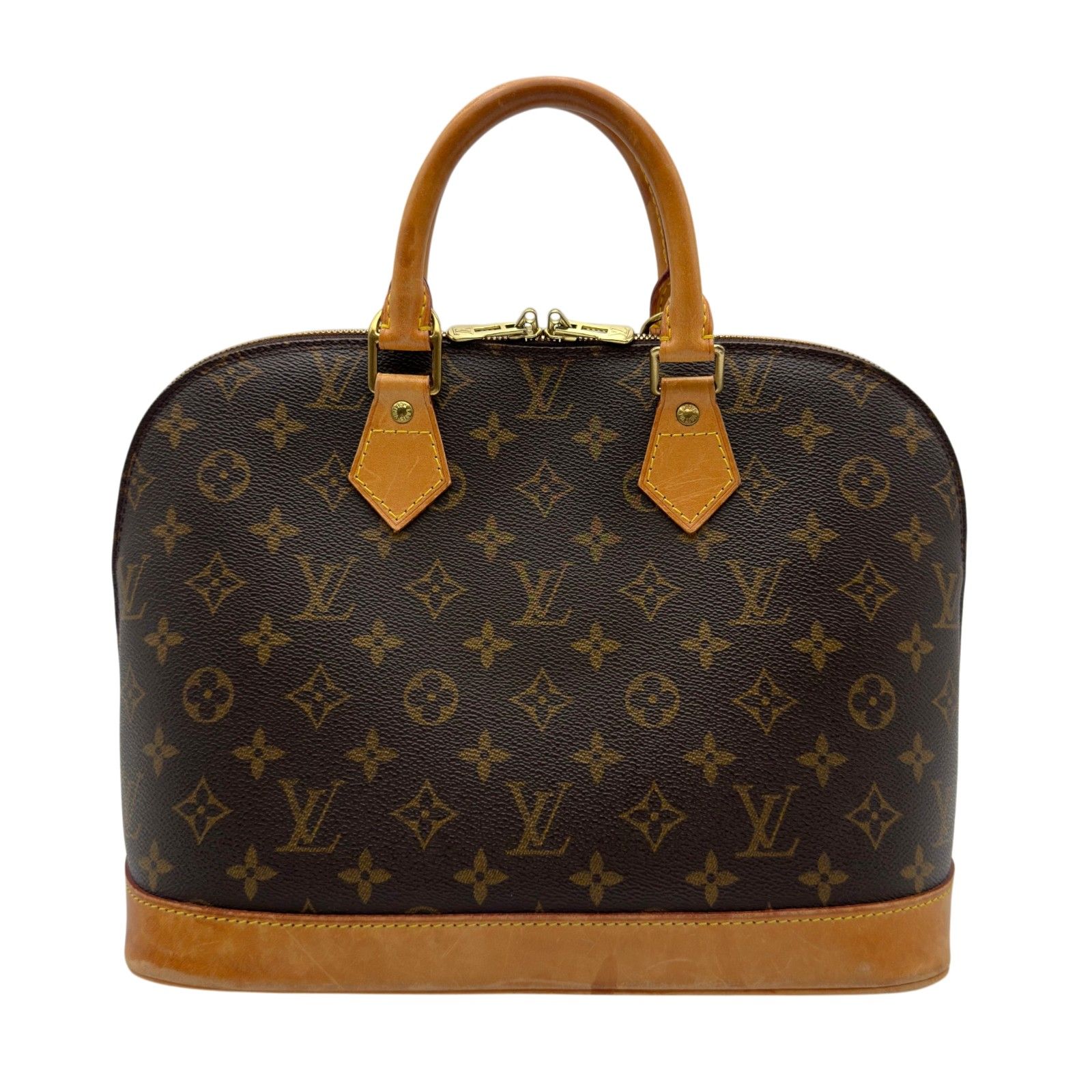 ルイ・ヴィトン LOUIS VUITTON アルマ M51130 ブラウン モノグラム/レザー レディース ハンドバッグ