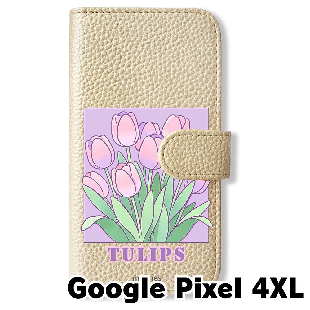 新品未使用】 Google Pixel 4 XL 手帳型スマホ ケース (色：シャンパン