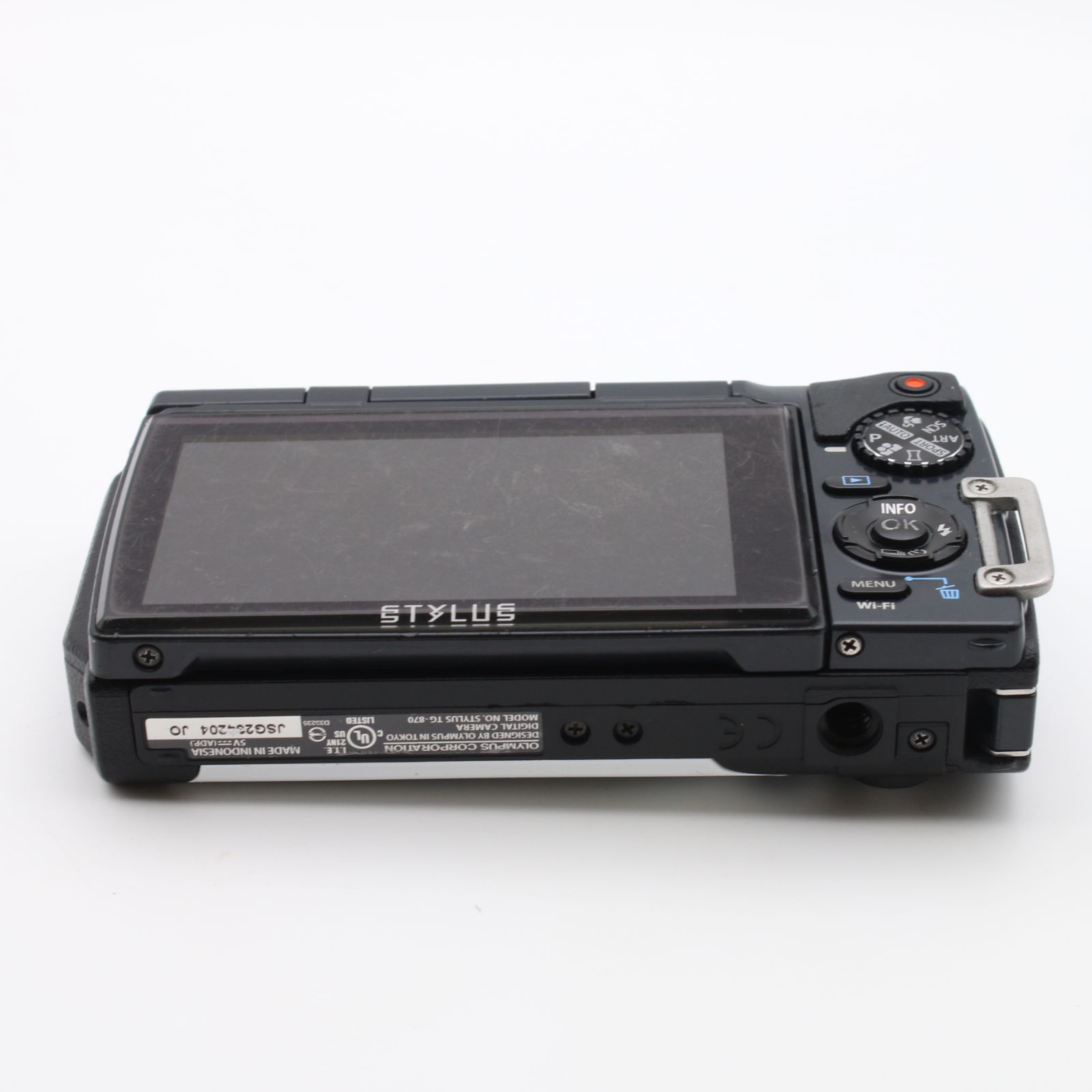 OLYMPUS STYLUS TG-870 Tough ホワイト 防水性能15m 180°可動式液晶