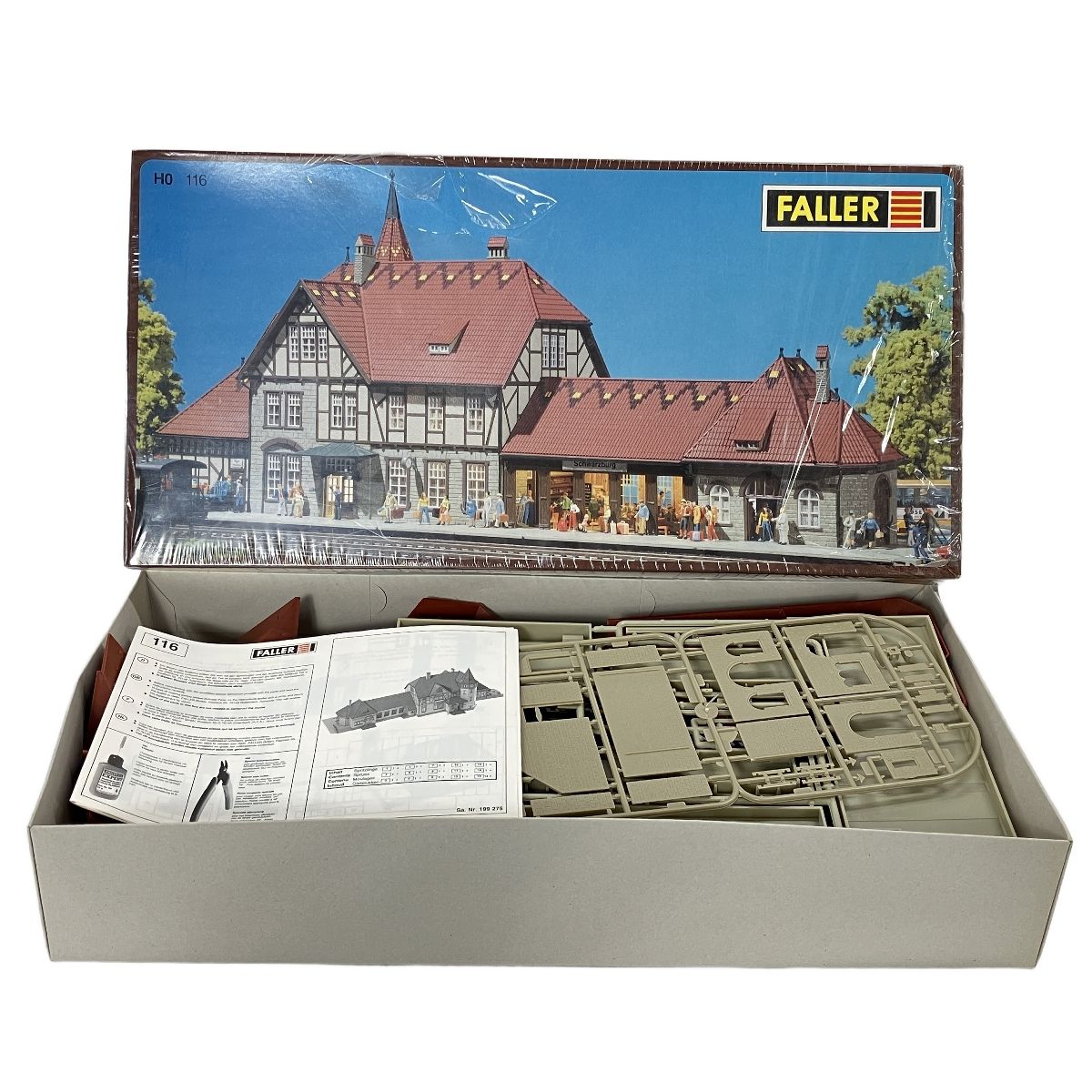 FALLER 116 Bahnhof Schwarzburg シュヴァルツブルク駅 HOゲージ ファーラー 鉄道模型 ジャンク W11345452 10,656円