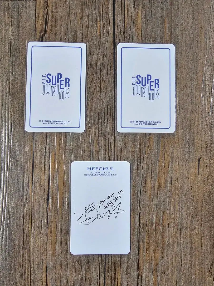 3枚まとめ) SUPER JUNIOR(スーパージュニア) メンバーシップキット