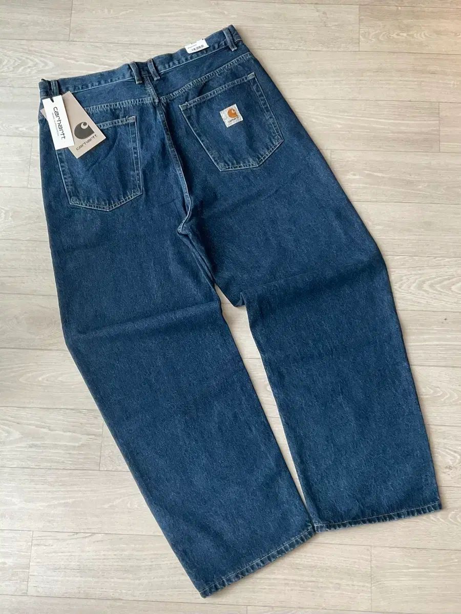 新品/M Carhartt カーハート ブランドン パンツ (スミス ブルー ストーン ウォッシュド)