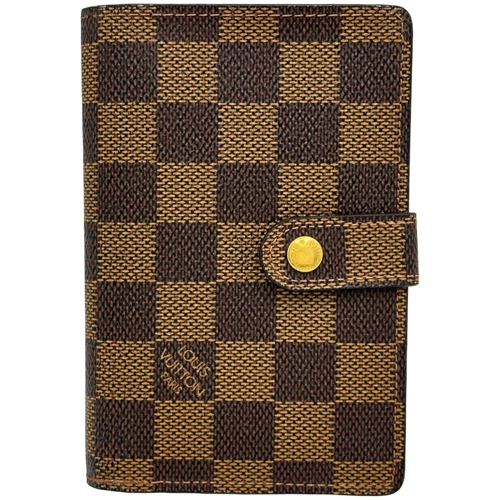 ルイ・ヴィトン LOUIS VUITTON ポルトフォイユ・ヴィエノワ N61664 ブラウン ダミエ・エベヌ レディース 二つ折り財布