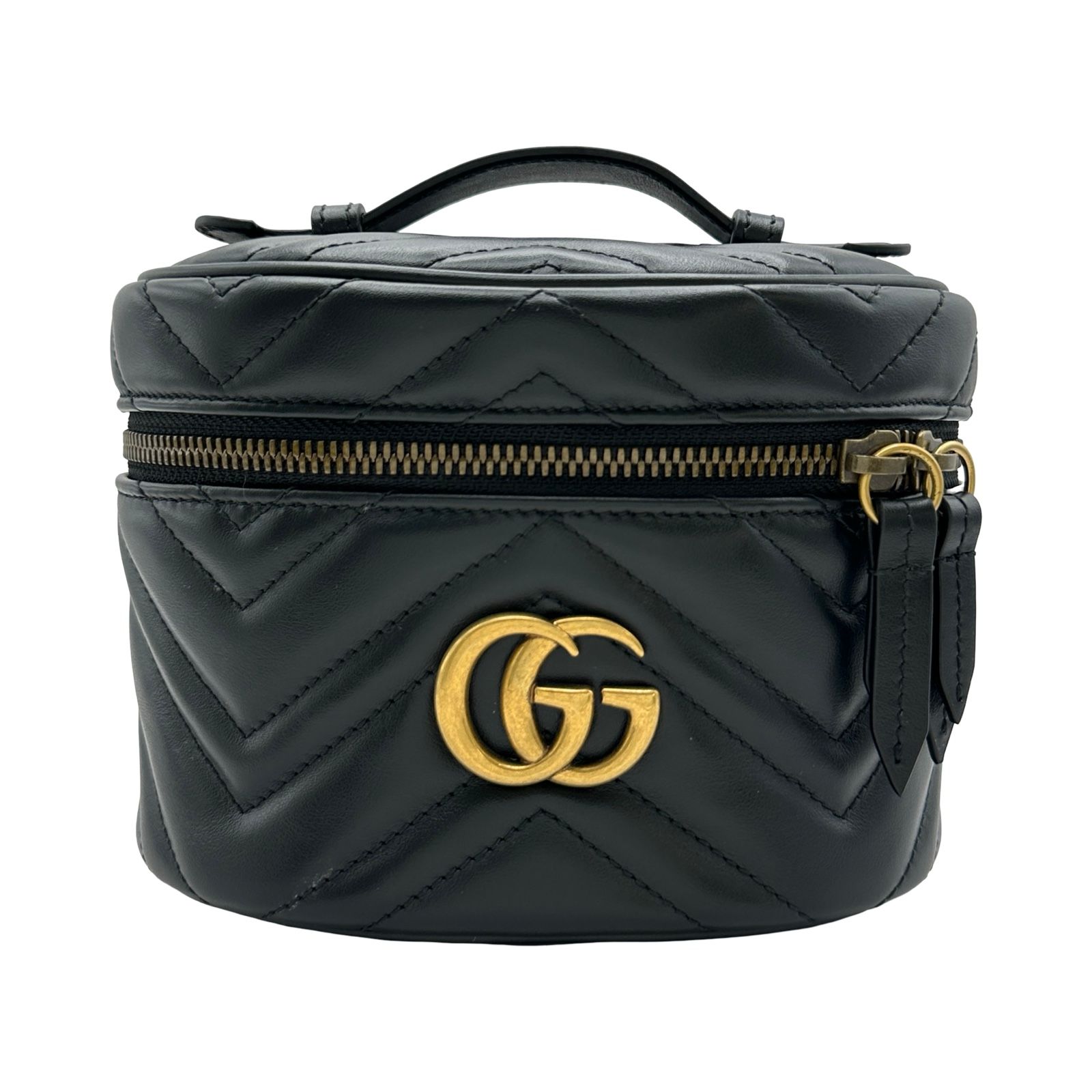 グッチ GUCCI GGマーモント パニティリュック 598594 ブラック レザー レディース リュック・デイパック