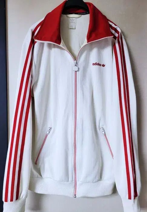 アディダス BECKENBAUER(ベッケンバウアー) 白 ジャージ レア物 必須アイテム ジャージ 100 ポール1339/d