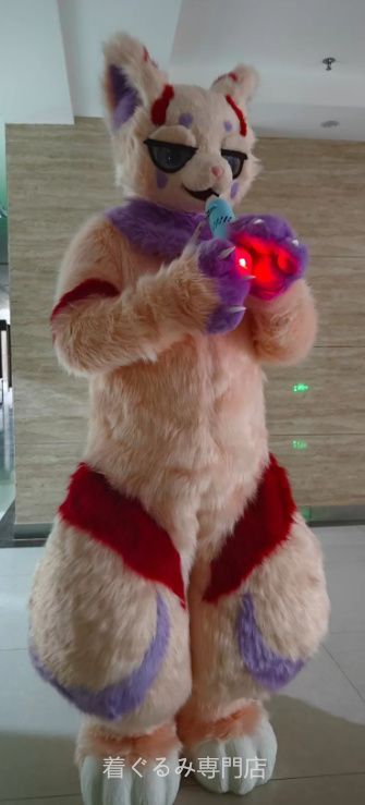 犬　猫　着ぐるみ ヘッド全頭　ヘッド ケモノ ファースーツ ぬいぐるみ コスプレ コスチューム Kurumi 一点物 C691