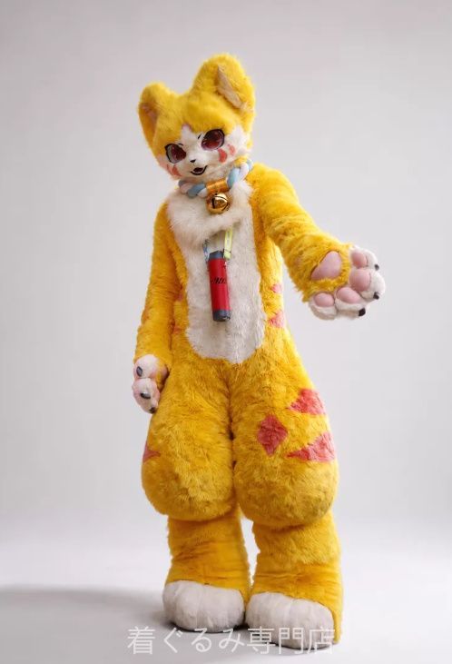 犬　猫　着ぐるみ ヘッド全頭　ヘッド ケモノ ファースーツ ぬいぐるみ コスプレ コスチューム Kurumi 一点物 C695