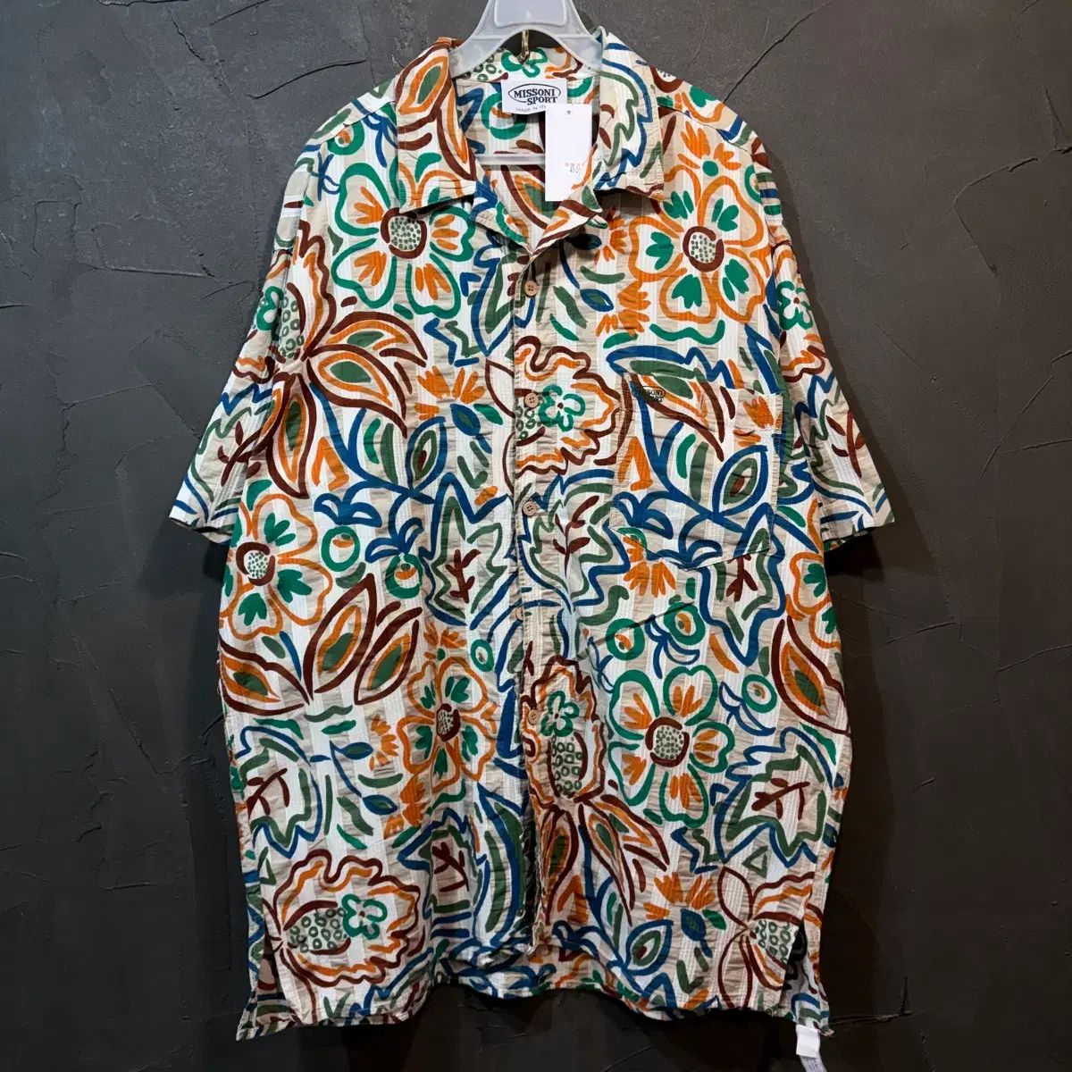 XL ミッソーニ MISSONI SPORT ハワイアン シャツ