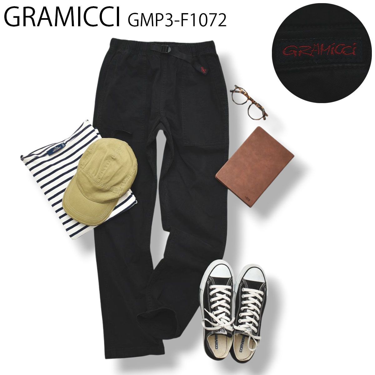 【定番】 グラミチ GRAMICCI GMP3-F1072 テーパード ベイカーパンツ クライミングパンツ ニューナロー ワーク パンツ S ブラック アメカジ ストリート カジュアル メンズ