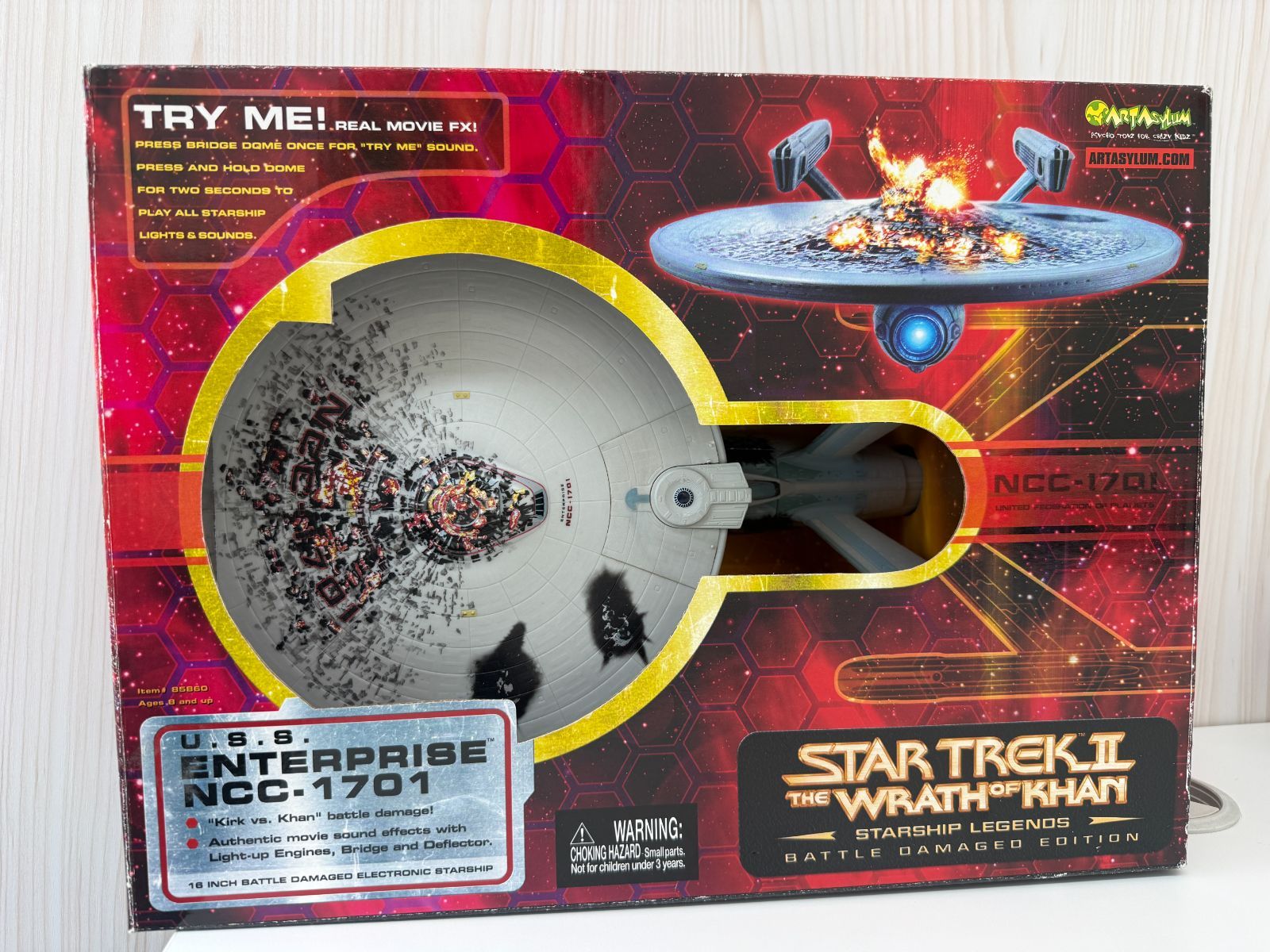 D【中古】スタートレック USSエンタープライズ アートアサイラム NCC