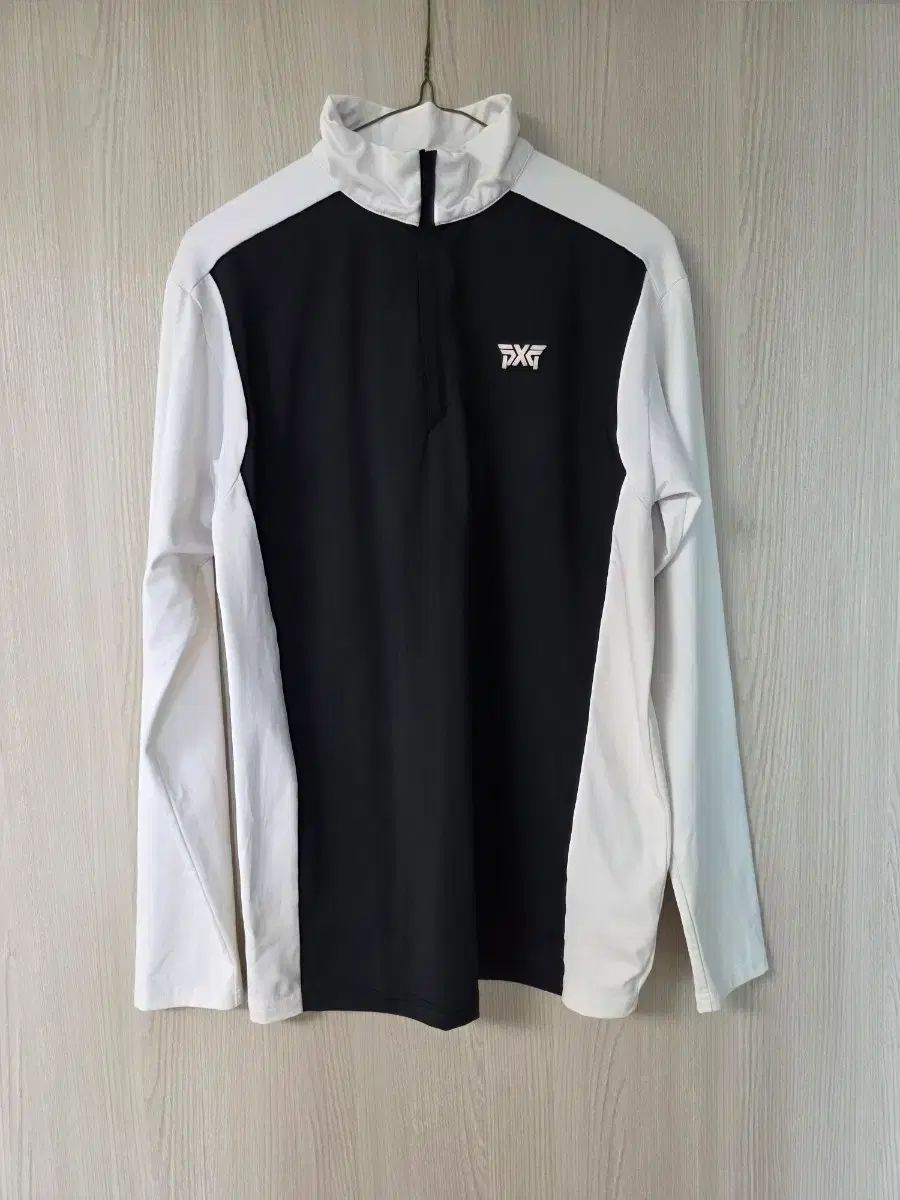 PXG ゴルフウェア 長袖 Tシャツ ブラック/白 L