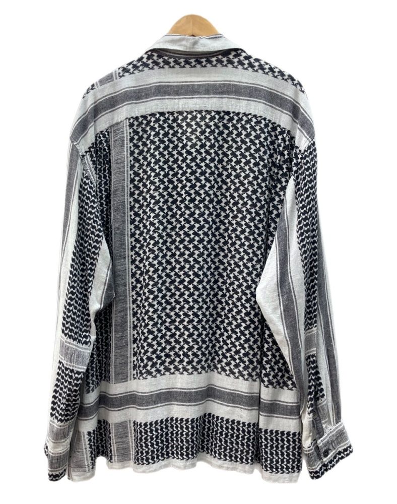 アンユーズド UNUSED 19SS Afghan Print Shirt アフガン プリント