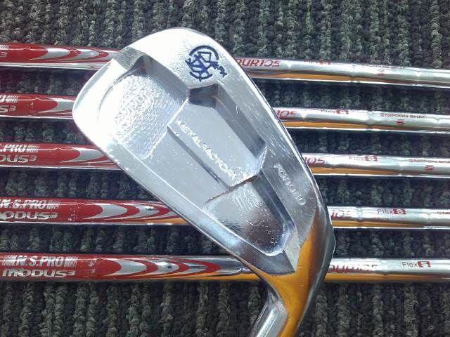 中古 アイアンセット アサヒゴルフ METALFACTORY FX-936/N.S.PRO MODUS3 TOUR 105/S/25[3548]■博多