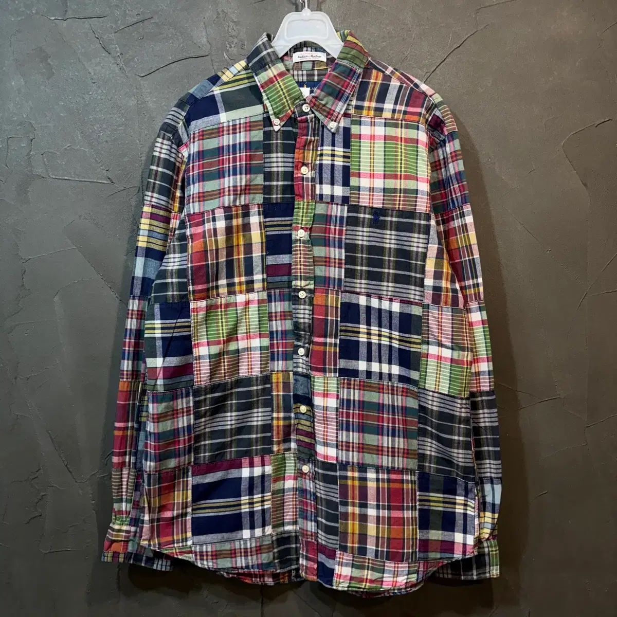 M ポロ POLO RALPH LAUREN ヴィンテージ マドラスチェック シャツ 9,053円