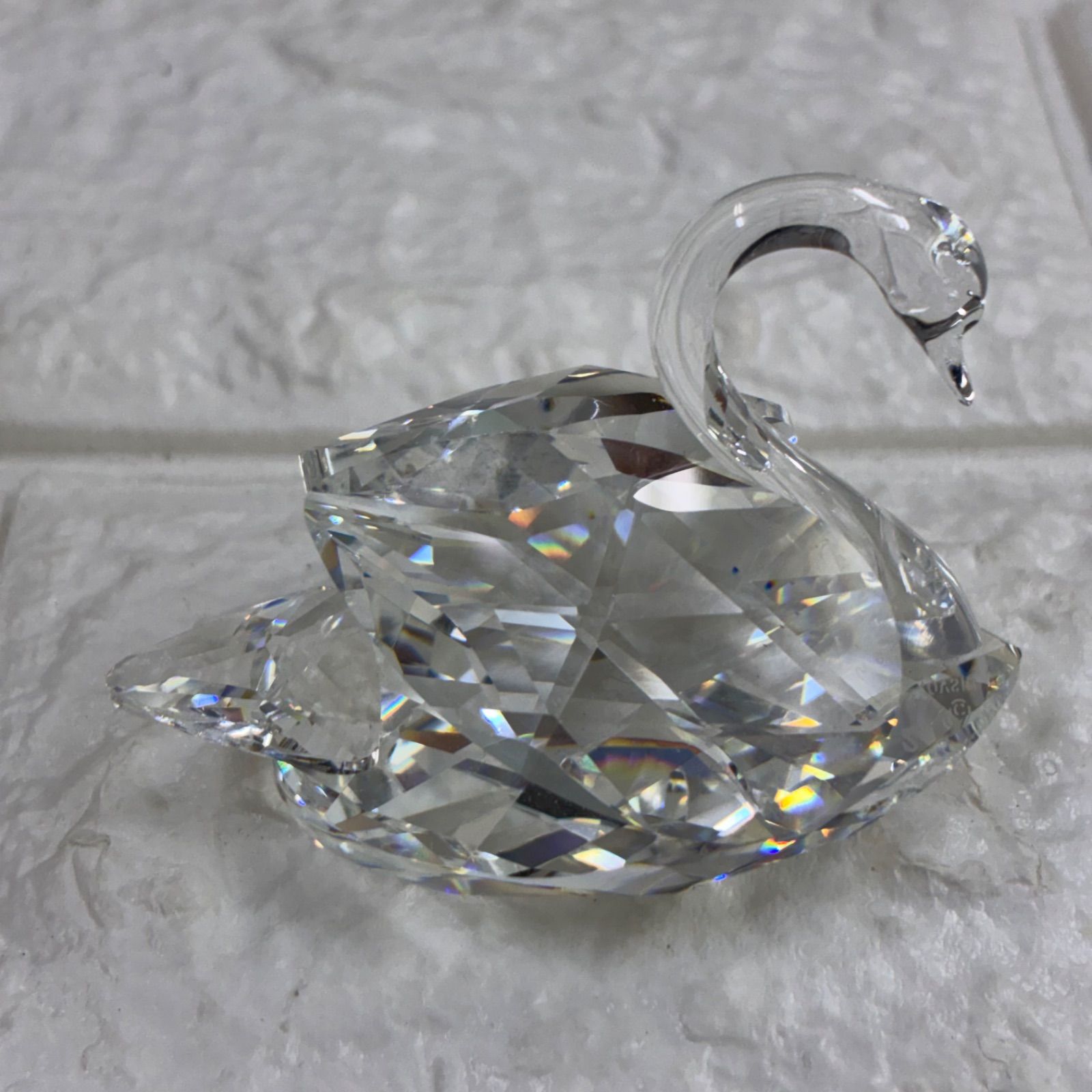 スワロフスキー SWAROVSKI クリスタル スワン インテリア 置物 - メルカリ