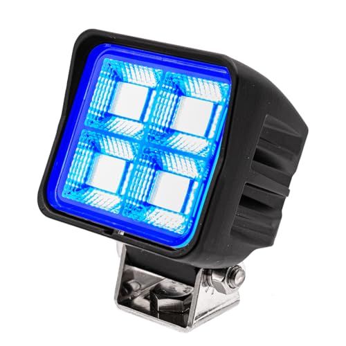 【新品】集魚灯 ブルー 45w 青色LED 拡散 投光器 船 ボート デッキライト (12v 24v DC専用) 防水 小型 船舶 ブルーライト タチウオ サンマ Ksガレージ オリジナル商品