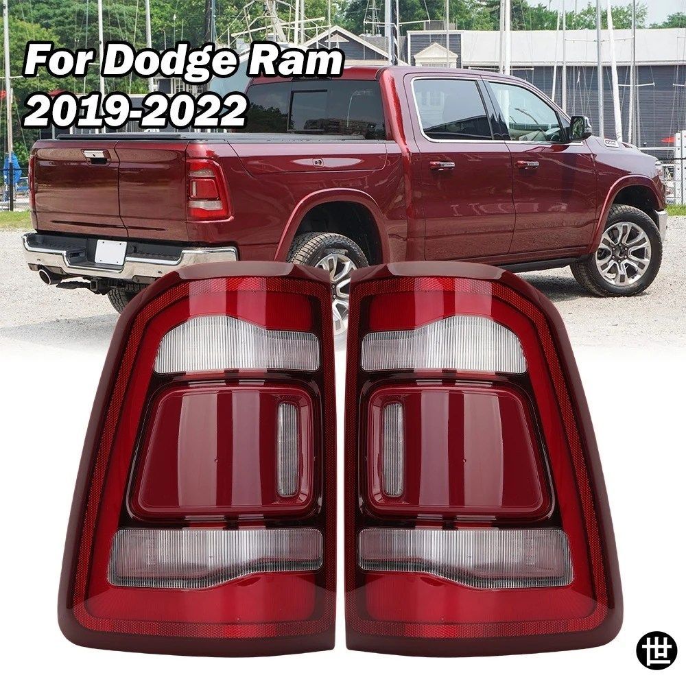 ダッジ RAM 1500 2019 - 22 用左右テールライト LED リアライト ブレーキランプ ドライビングライト ウインカーランプ 1個