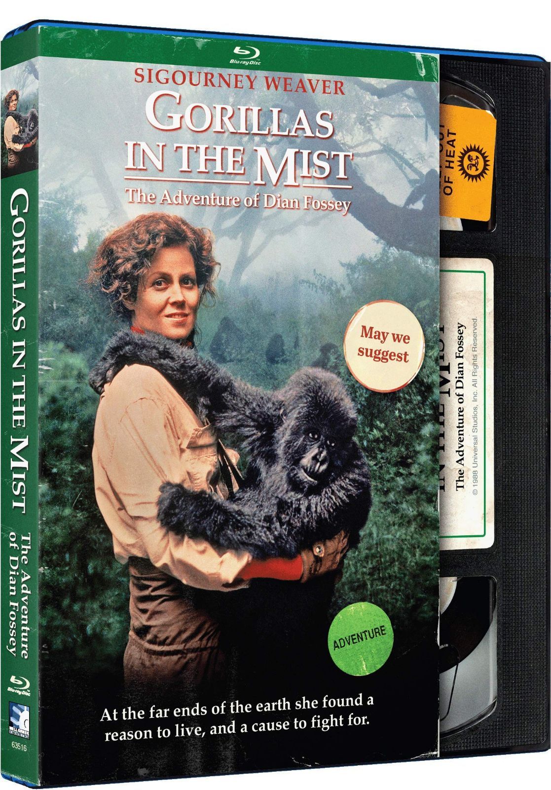 Gorillas in the Mist (Retro VHS Packaging) [Blu-ray]