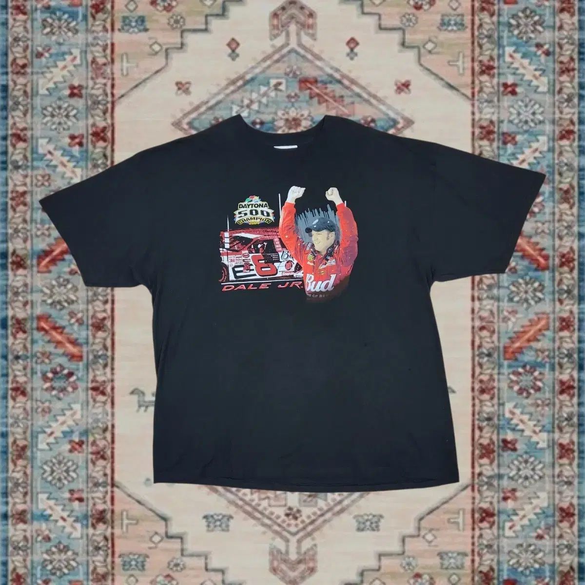 ヴィンテージ デイル・アンダーソン ジュニア 2004 デイトナ500 レーシング Tシャツ XL