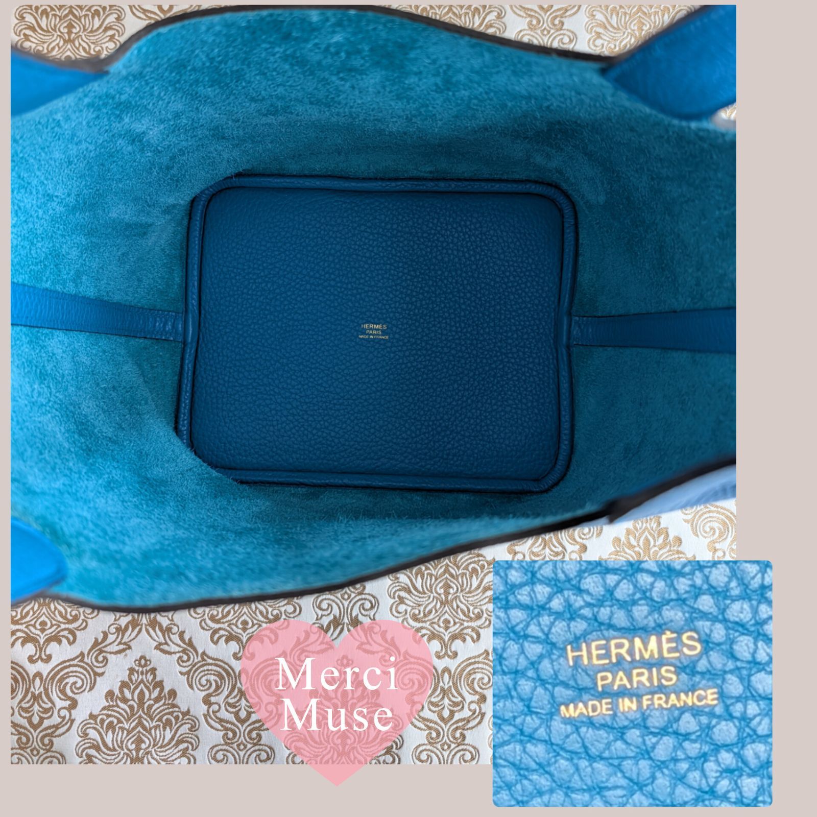❤お得なお品❤ピコタンロックMM22 ブルーザンジバルxゴールド金具