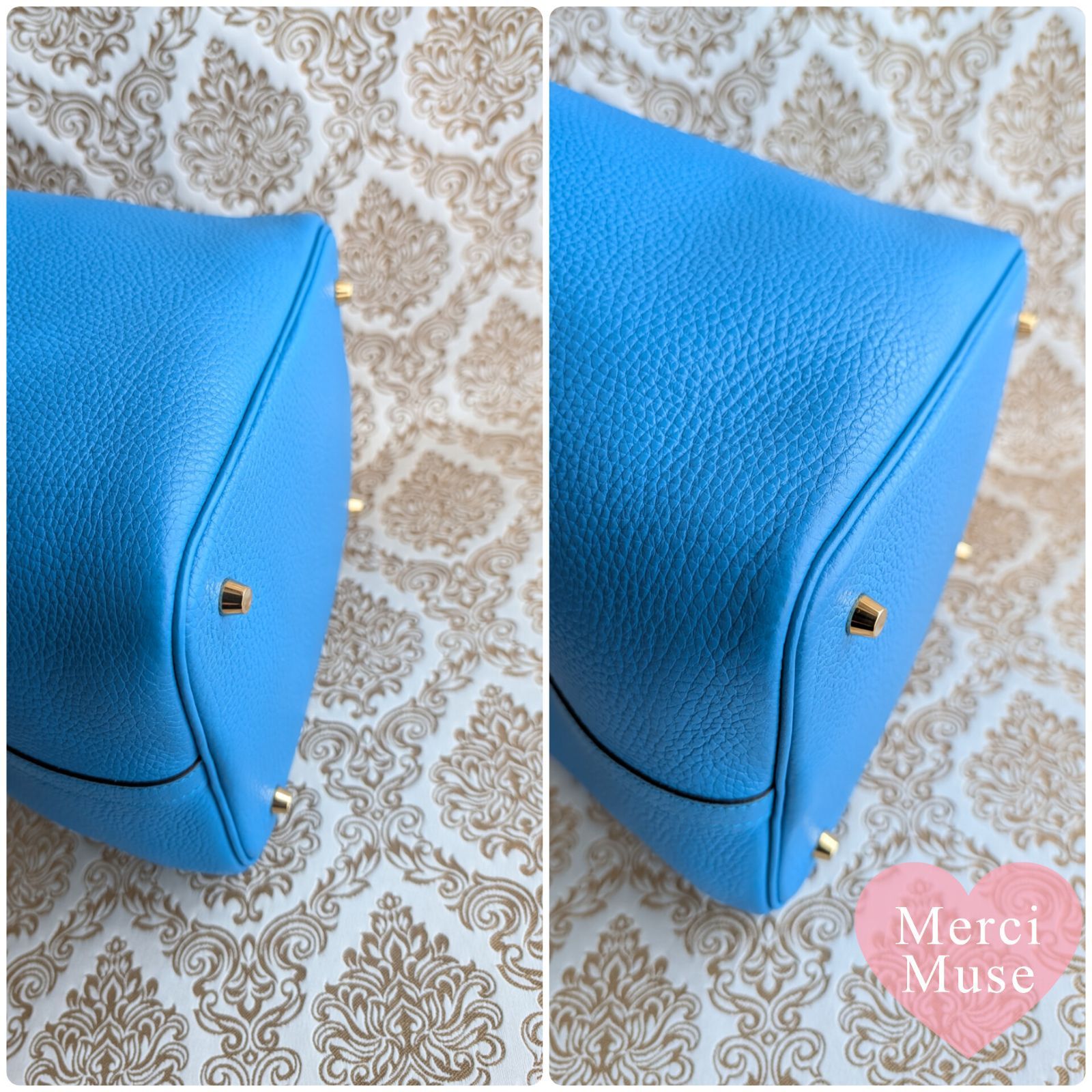 ❤お得なお品❤ピコタンロックMM22 ブルーザンジバルxゴールド金具