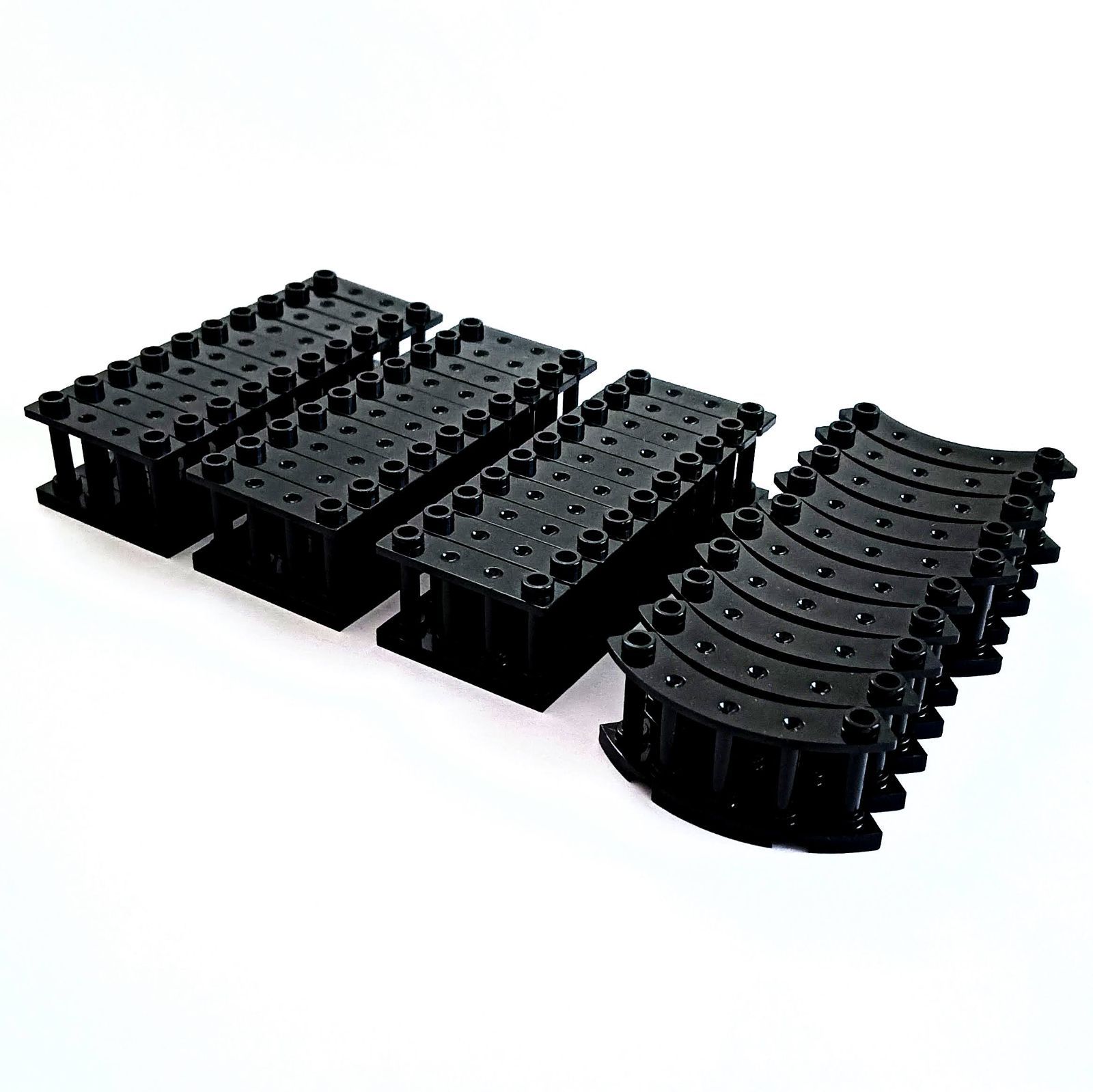 レゴ 正規品 中古 柵 40個 フェンス 黒 レゴブロック【管理番号：4031 