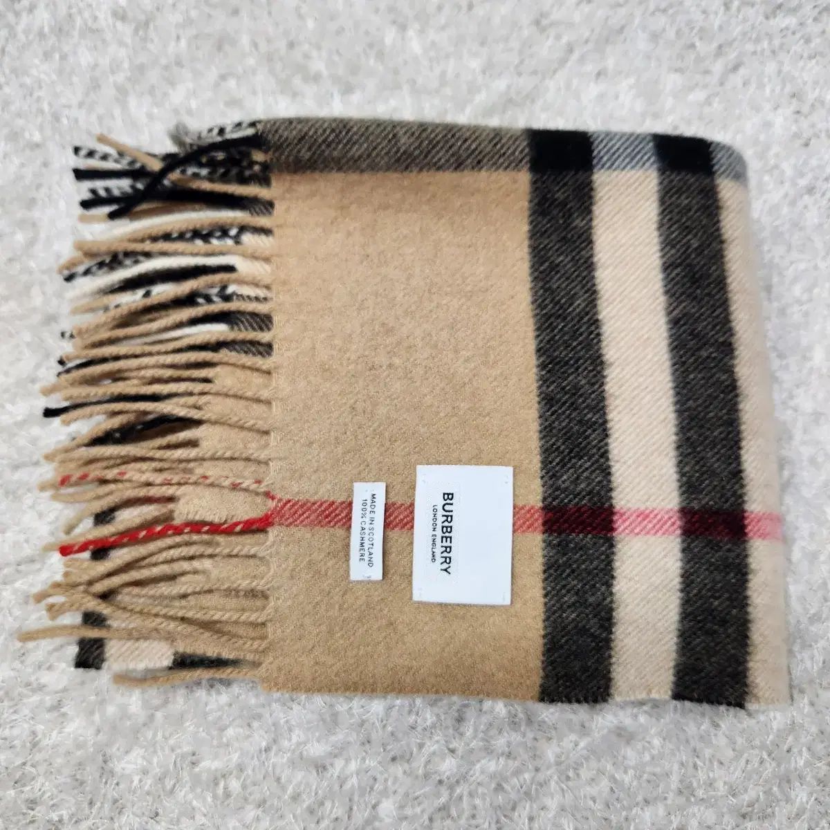 正規品 バーバリー クラシック チェック カシミア 100% スカーフ 
