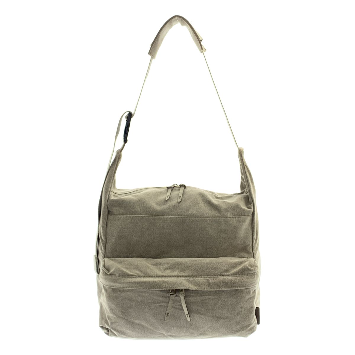 【美品】 zattu / ザッツ | マイクロファイバースエード ショルダーバッグ / ユニセックス | グレー系 | メンズ